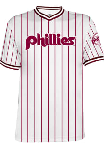 Philadelphia Phillies Big Logo Cooperstown Jersey - White