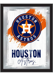 Houston Astros Paint Brush Hanging Back Bar Mirror