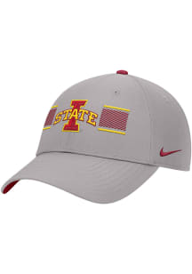 Nike Iowa State Cyclones Ripstop Structured Adjustable Hat - Grey