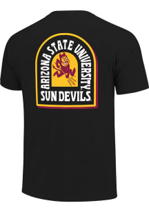 Arizona State Sun Devils Black Arc Badge Short Sleeve T Shirt