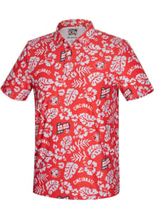 Reyn Spooner Cincinnati Reds White Game Day Big and Tall Polo