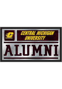 Central Michigan Chippewas Alumni Hanging Back Bar Mirror