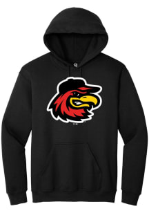 Summit Sportswear Rochester Red Wings Mens Black Primary Logo Long Sleeve Hoodie