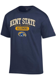 Champion Kent State Golden Flashes Navy Blue Pill Box Alumni Jersey Short Sleeve T Shirt