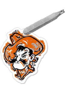Oklahoma State Cowboys Justin Patten Mascot Ornament - Orange