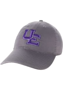 Evansville Purple Aces EZA Twill Adjustable Hat - Grey