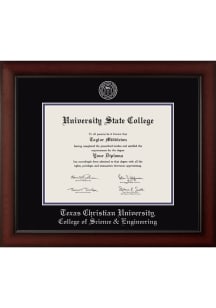 TCU Horned Frogs Embossed Paxton College of Science & Engineering Diploma Frame - Black