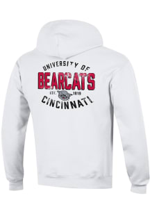 Champion Cincinnati Bearcats Mens White Vault Bearcat Long Sleeve Hoodie