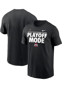 Nike Ohio State Buckeyes Black 2025 CFP Playoff Mode Short Sleeve T Shirt