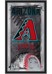 Arizona Diamondbacks Baseball Hanging Back Bar Mirror