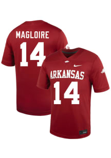 Kyeaure Magloire  Nike Arkansas Razorbacks Cardinal Red NIL Name And Number Football Jersey