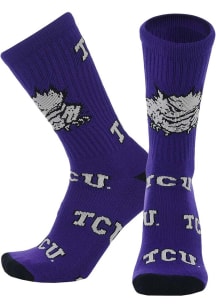 TCU Horned Frogs Mayhem Mens Dress Socks