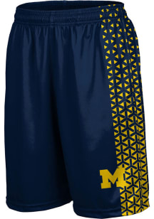ProSphere Michigan Wolverines Mens Navy Blue Geometric Shorts