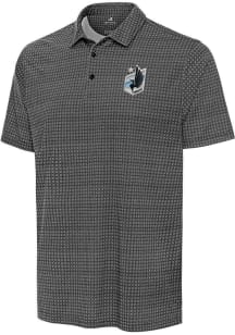 Antigua Minnesota United FC Mens Red Mosiac Short Sleeve Polo
