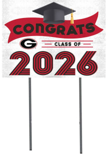 Georgia Bulldogs KH Sports Fan Class of 2026 Yard Sign - Red