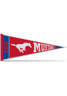 SMU Mustangs Rally Standard 12x30 Pennant - Red