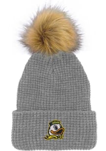 LogoFit Oregon Ducks Grey Belgian Womens Knit Hat