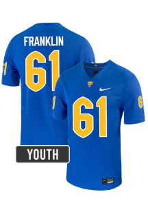 Sean Franklin Pitt Panthers Youth Blue Nike NIL Name And Number Football Jersey
