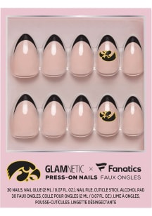 Iowa Hawkeyes Glamnetic Press On Nails Cosmetics