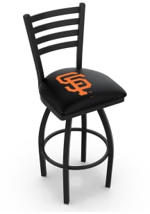 San Francisco Giants High Back Swivel Pub Stool - Black