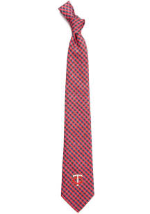 Minnesota Twins Gingham Mens Tie