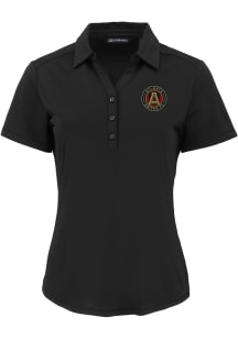 Cutter and Buck Atlanta United FC Womens Black Forge Eco Polo Short Sleeve Polo Shirt