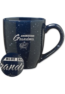 Columbus Blue Jackets Grandma 16oz Speckle Ceramic Mug - Navy Blue