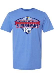 Kansas Jayhawks Blue 2026 Super Regional SuperHawks Short Sleeve T Shirt