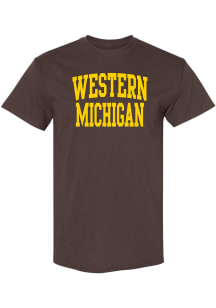 Western Michigan Broncos Brown State Silhouette Short Sleeve T Shirt