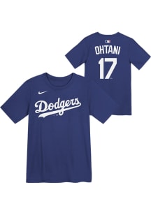 Shohei Ohtani  Los Angeles Dodgers Boys Blue Home NN Short Sleeve T-Shirt