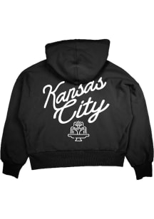 Blue 84 Kansas City Womens Black Fountain Qtr Zip