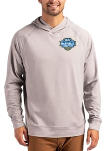 Cutter and Buck UCLA Bruins Mens Grey 2026 WBB Champions Adapt Knit Hood Long Sleeve Hoodie