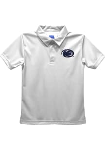 Vive La Fete Penn State Nittany Lions Youth White Team Short Sleeve Polo Shirt