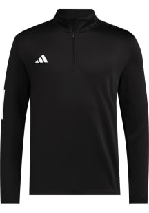 Adidas Texas Tech Red Raiders Mens Black Football 1/2 Zip LS Golf Long Sleeve Qtr Zip Pullover