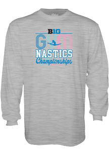 Blue 84 Big Ten Grey 2026 Big Ten Women's Gymnastics Championship Long Sleeve T Shirt