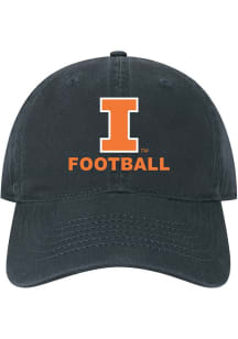 Illinois Fighting Illini Football Twill Adjustable Hat - Navy Blue