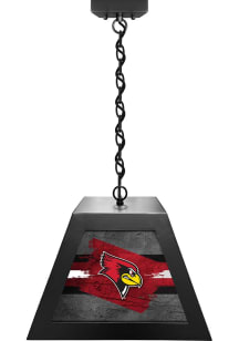 Illinois State Redbirds Pendant Black Billiard Lamp