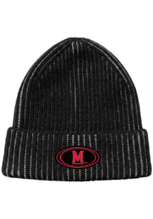 Under Armour Maryland Terrapins Black Sideline Contrast Mens Knit Hat