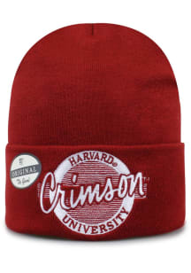 Harvard Crimson Crimson Circle Beanie Mens Knit Hat