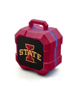 Iowa State Cyclones Red LED Shockbox Speaker