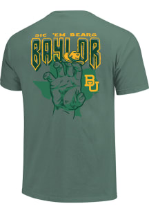 Baylor Bears Green Cowboy Hand Sign Short Sleeve T Shirt