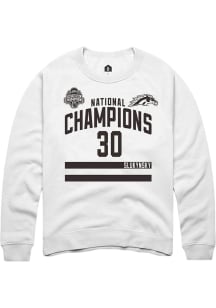Hampton Slukynsky Western Michigan Broncos Mens White NIL 2025 National Champions Shirzee Player C..