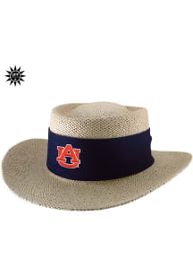 LogoFit Auburn Tigers Brown Tournament Straw Hat Mens Bucket Hat