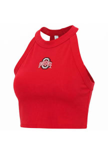 Ohio State Buckeyes Womens Red Drift Tank Top