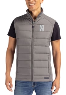 Cutter and Buck Northwestern Wildcats Mens Purple Evoke Sleeveless Jacket