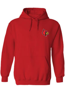Vive La Fete Louisville Cardinals Womens Cardinal Impressions Hooded Sweatshirt