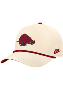 Nike Arkansas Razorbacks Vintage 5 Panel Rope Adjustable Hat - Brown