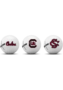 South Carolina Gamecocks 3 Pack Golf Balls