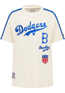 Pro Standard Brooklyn Dodgers Toddler White Retro Classics Short Sleeve T-Shirt