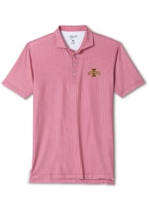 Johnnie O Iowa State Cyclones Mens Cardinal Crosslink Short Sleeve Fashion Polo